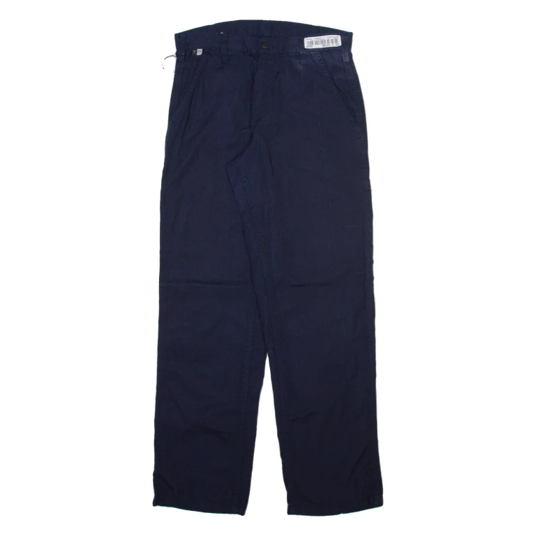 CARHARTT Mens Trousers Blue Regular Straight W30 L32