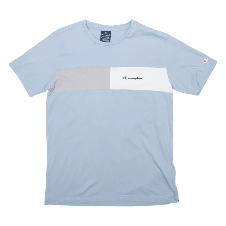 CHAMPION Mens T-Shirt Blue 2XL