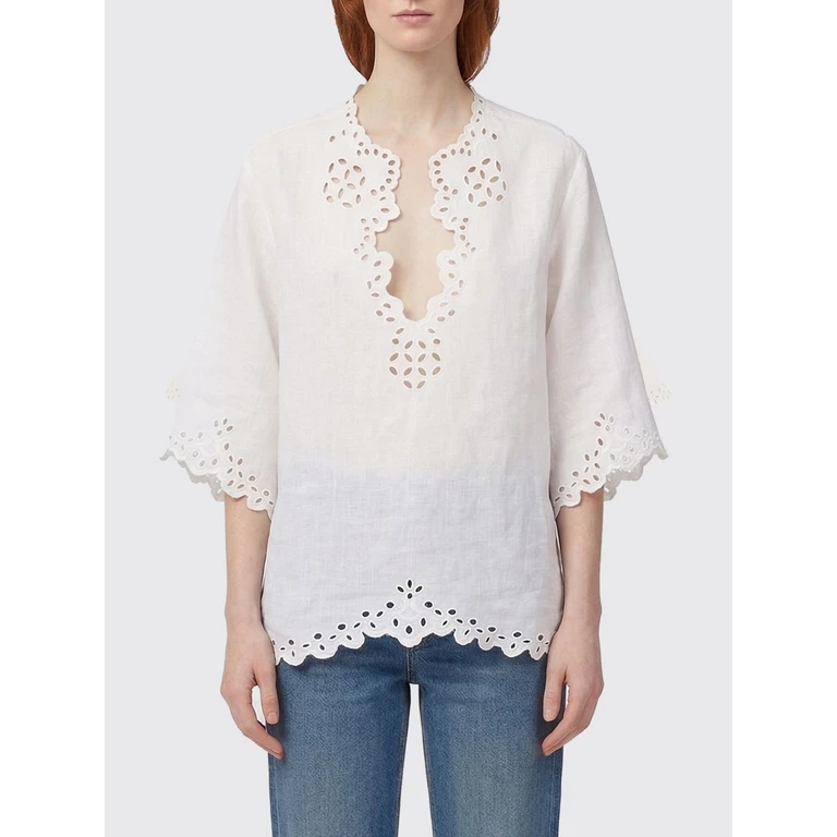 ISABEL MARANT ETOILE Top Woman color White (26PHT0586FBD1J04E20WH)
