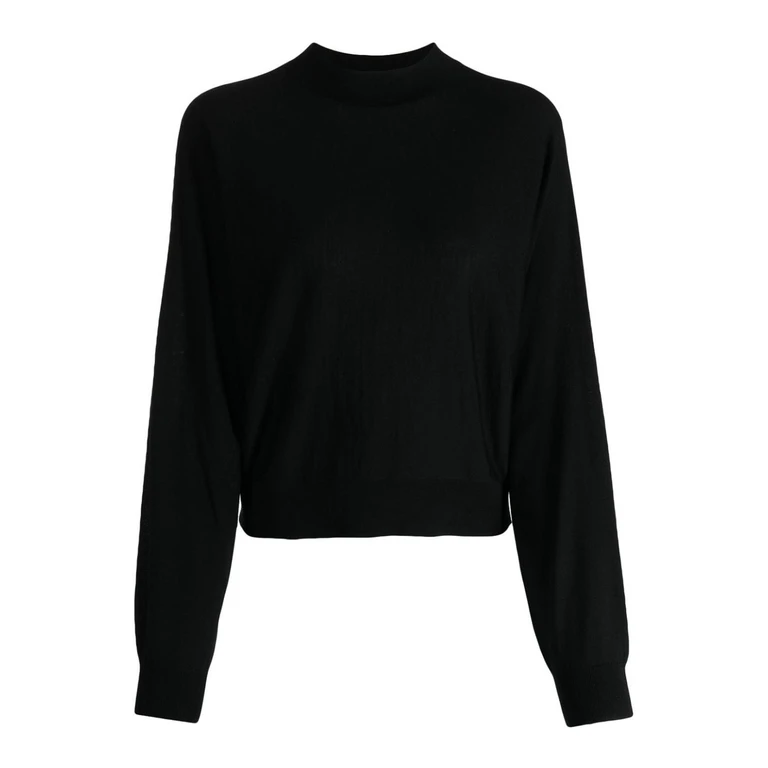 Theory Pull Col Rond - Noir (N0611713001)