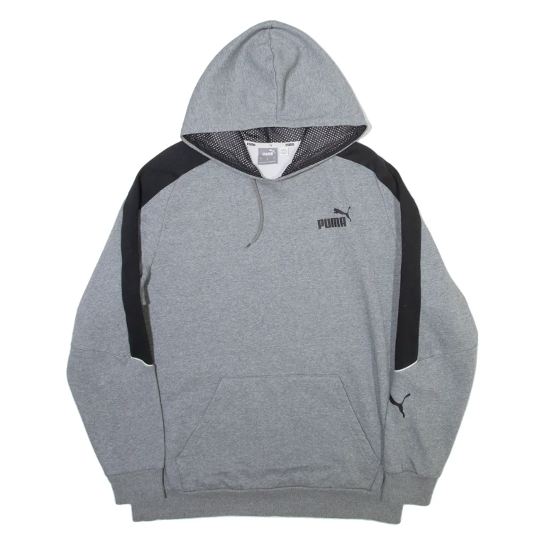 PUMA Mens Grey Hoodie L