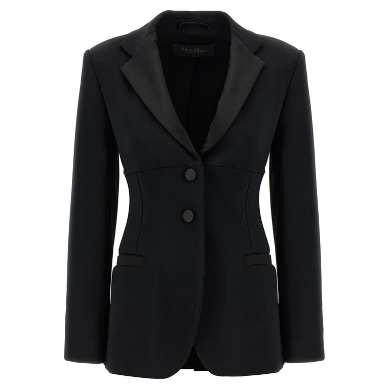 Max Mara Black Viscose Blazer Clothing - Women