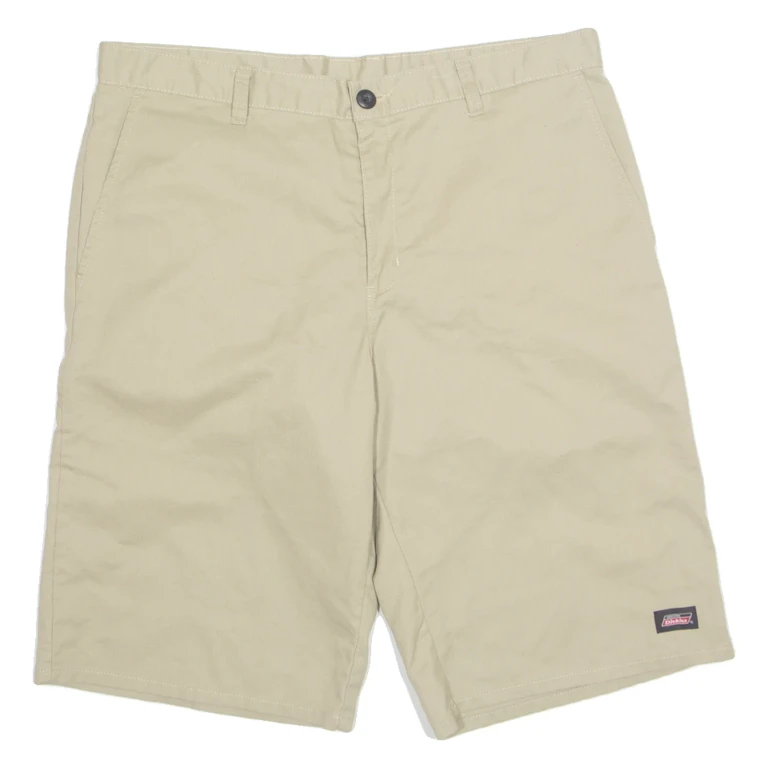 DICKIES Mens Workwear Shorts Beige Classic L W36