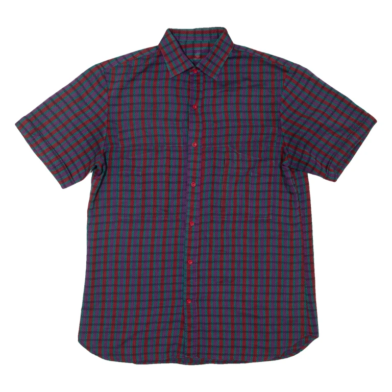 Mens Shirt Purple Striped S