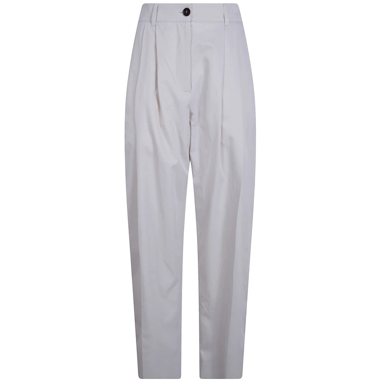 STUDIO NICHOLSON "Acuna" Double Pleat Front Pant