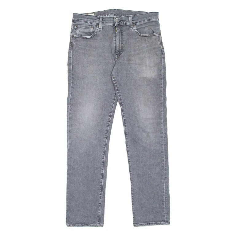 LEVI'S 511 BIG E Jeans Mens Grey Slim Straight W32 L32