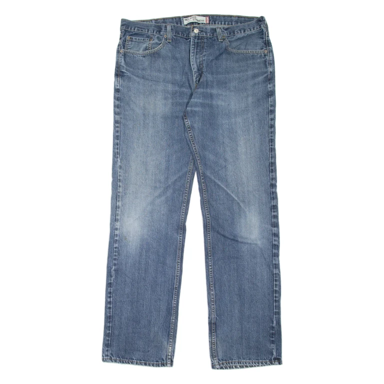 LEVI'S 559 Jeans Mens Blue Relaxed Straight Stone Wash W36 L35