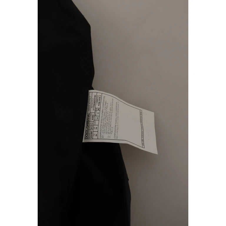 Dark Blue Single Breasted Martini Blazer Virgin Wool Clothing - Men