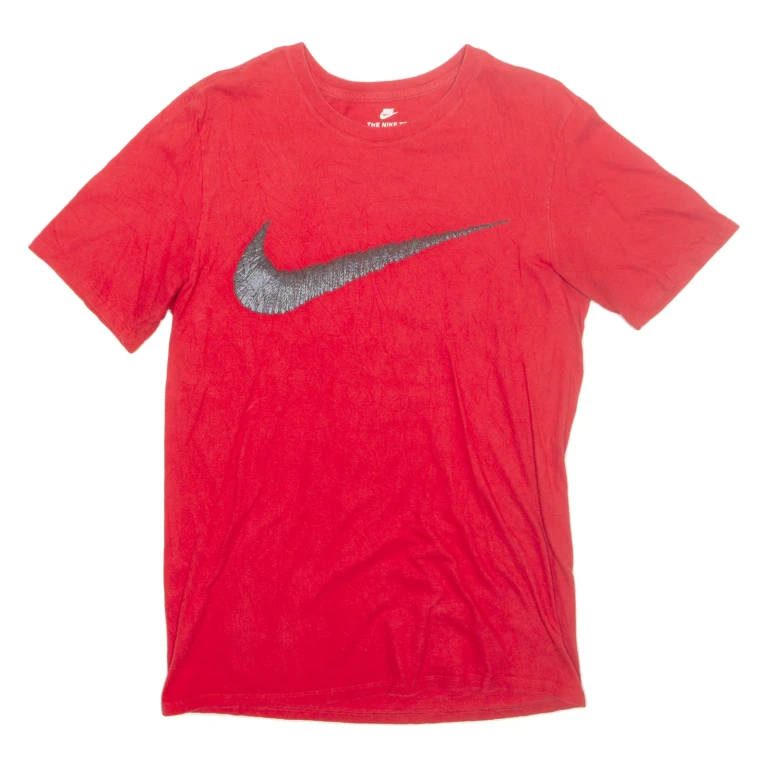 NIKE Mens T-Shirt Red M