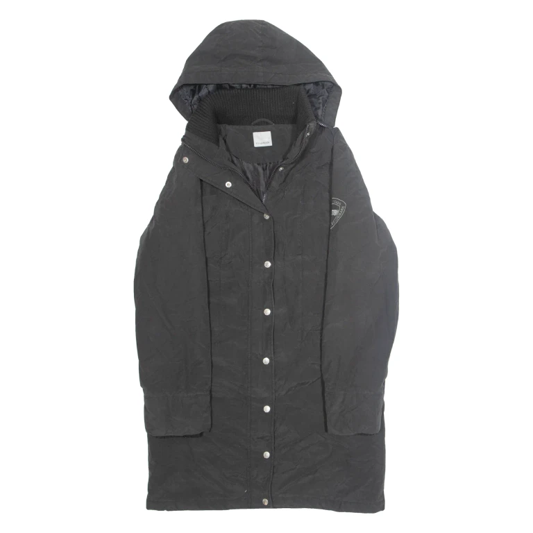 KANGAROOS Womens Jacket Black Hooded M