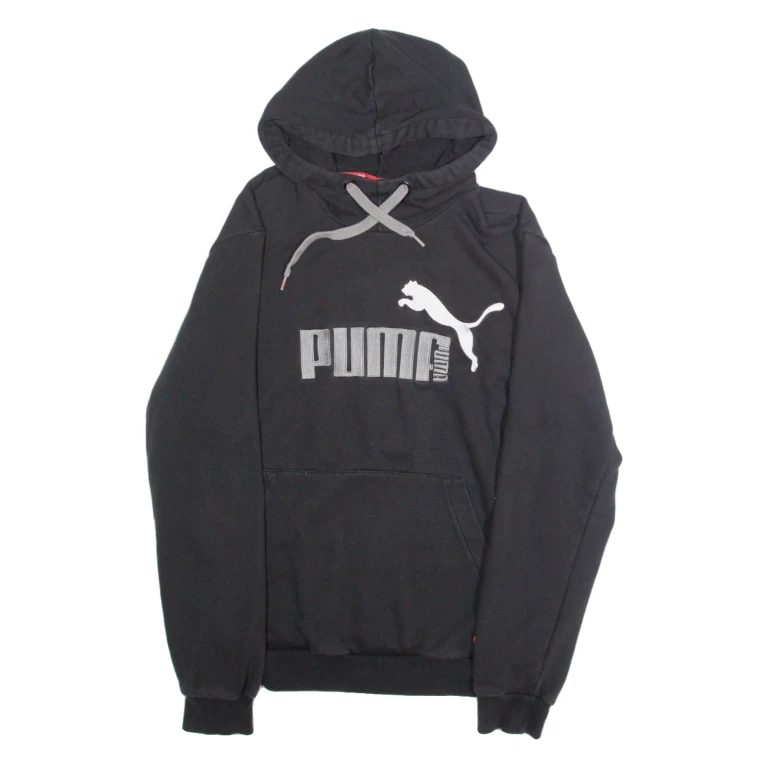 PUMA Mens Black Hoodie M
