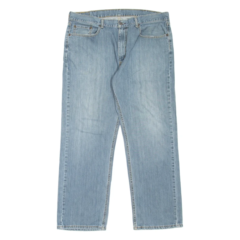 LEVI'S 559 Jeans Mens Blue Relaxed Straight Stone Wash W38 L30