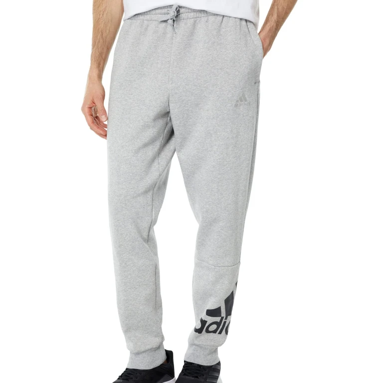 Men's Essentials French Terry Tapered Cuff Logo Pants