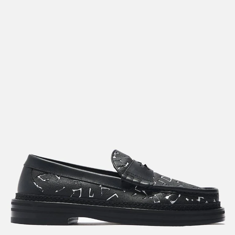 x Eric Haze Ezra Artwork Canvas Loafers, Brand Size 39.5 ( US Size 6.5 )