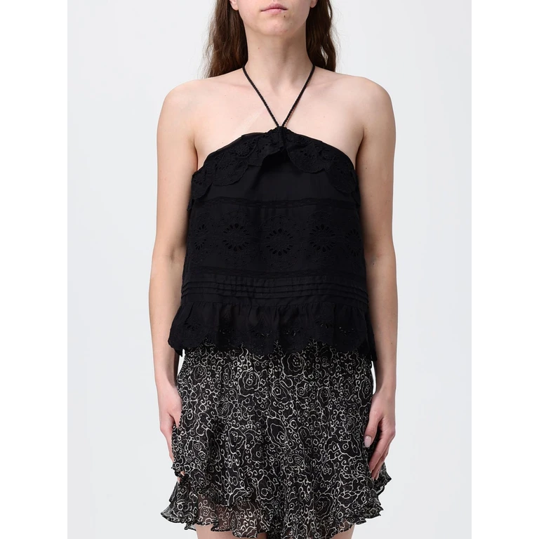 ISABEL MARANT ETOILE Top Woman color Black (HT0769FAD1J05E01BK)