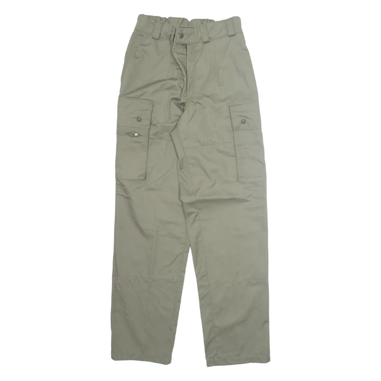 Military Cargo Mens Trousers Green Regular Straight W26 L32 (TT3-051124-4893)