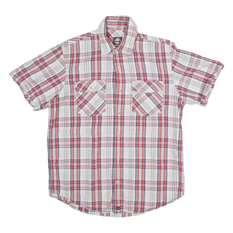 TIMBERLAND Mens Shirt Red Check M