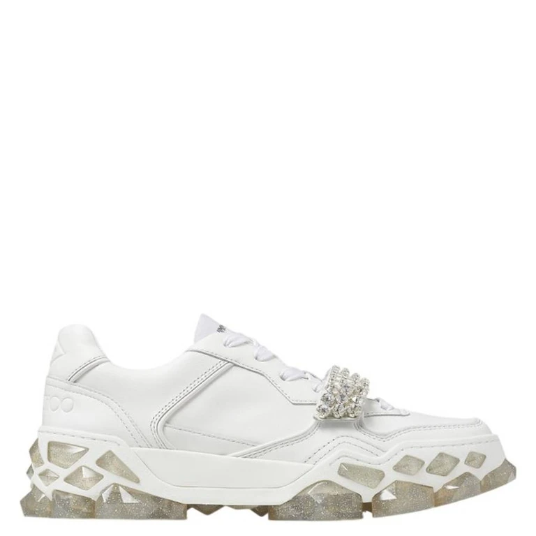 Diamond X Strap/F Leather Trainers