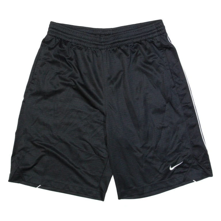 NIKE Mens Sports Shorts Black Relaxed L W32