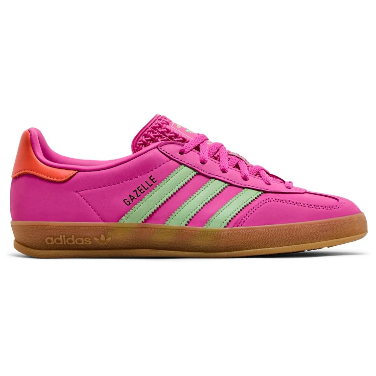 Women's Gazelle Indoor 'Semi Lucid Fuchsia Semi Green Spark Coral' Sneakers