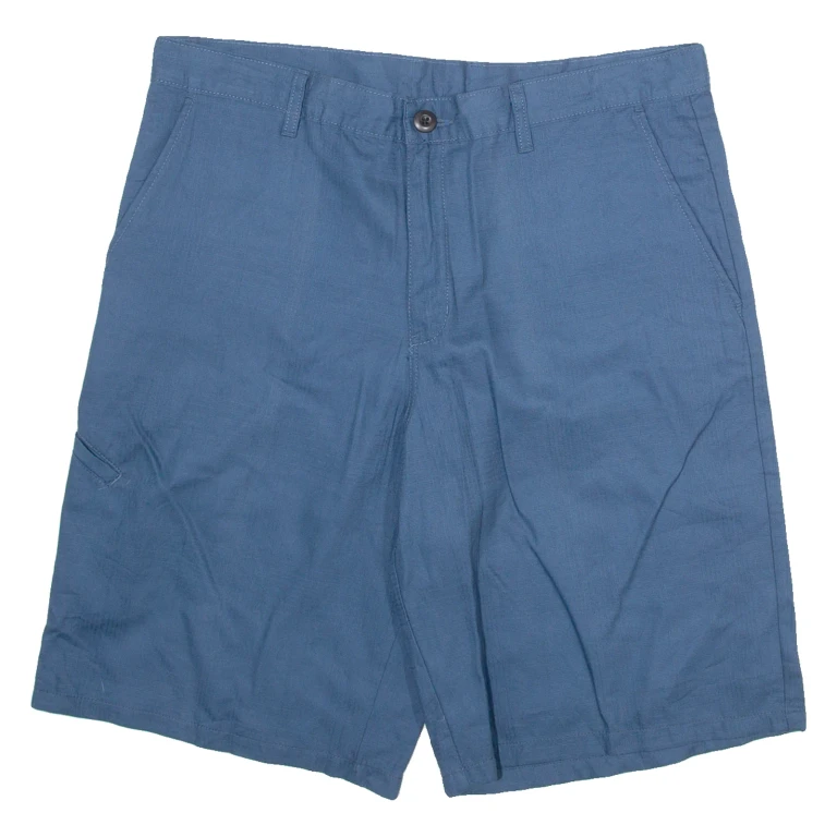DICKIES Mens Workwear Shorts Blue Check M W34