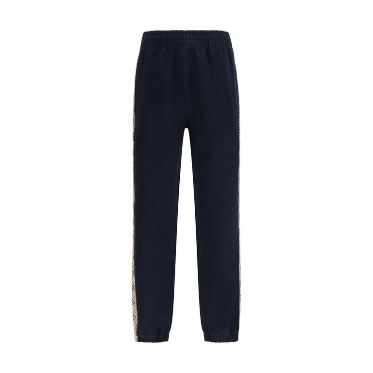 Burberry Blue Cotton Joggers (workout Pants) - Men
