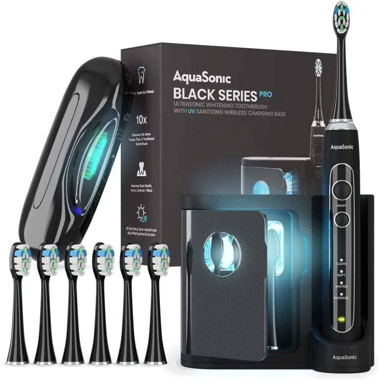 Black Series PRO - Ultra Whitening Toothbrush w UV Sanitizing Base