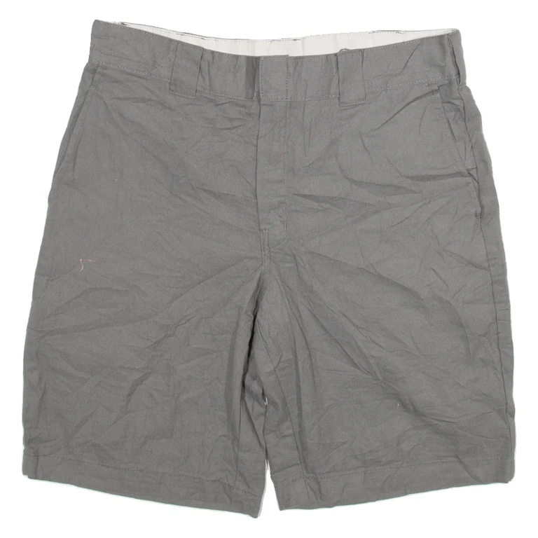 DICKIES Mens Workwear Shorts Grey Relaxed M W34