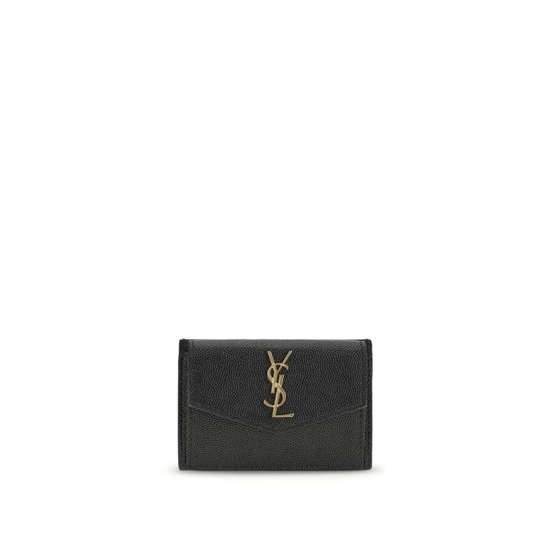 Black Calf Leather Bos Taurus Wallet - Women