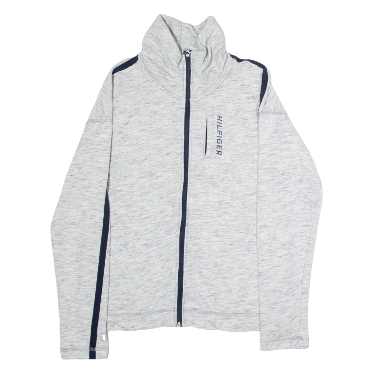TOMMY HILFIGER Womens Track Jacket Grey S