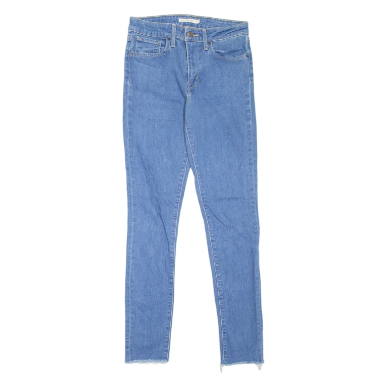 LEVI'S 721 High Rise Womens Jeans Blue Slim Skinny W27 L30