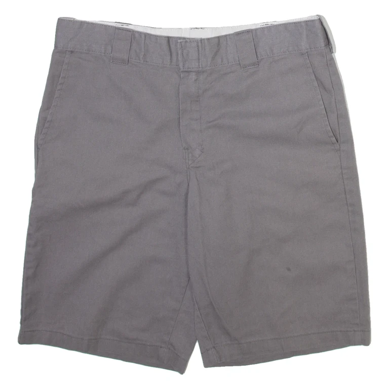 DICKIES Mens Workwear Shorts Grey Relaxed M W34