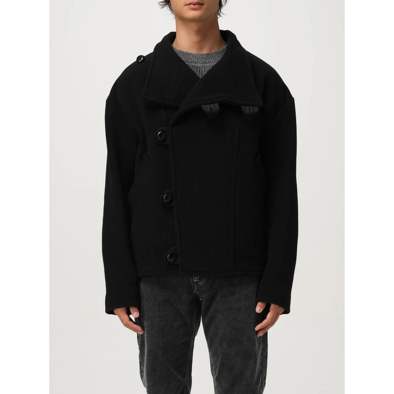 Coat Men color Black (MA0480HAC3D05H01BK)