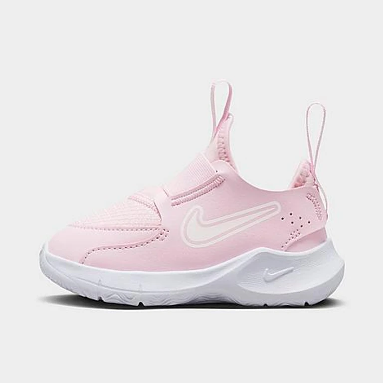 Nike Kids Toddler Flex Runner 3 Running Shoes in Pink Foam/White Size: 2.0