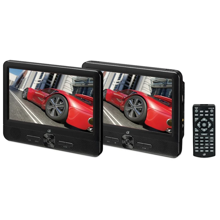 Portable DVD Player with 2 Displays