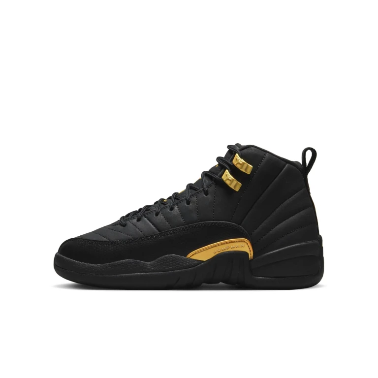 Youth Retro 12 Gs 'Black Taxi' Sneakers