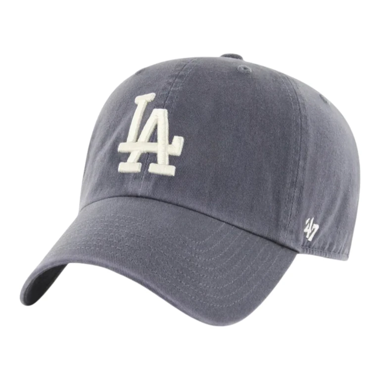 Clean Up Los Angeles Dodgers Strapback Hat - Bone Adjustable Cap
