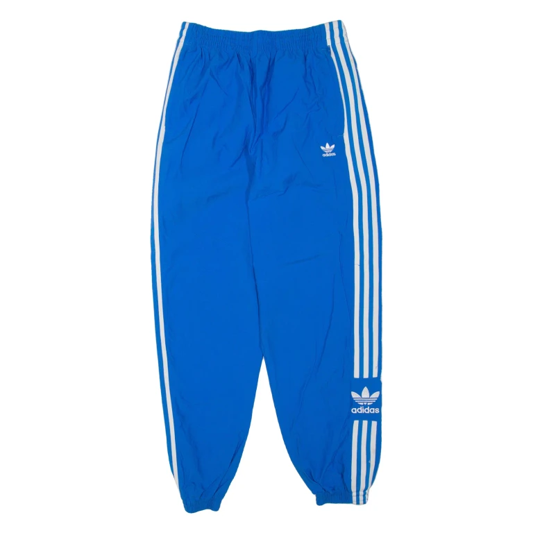 ADIDAS Womens Joggers Blue Tapered UK 10 W26 L28