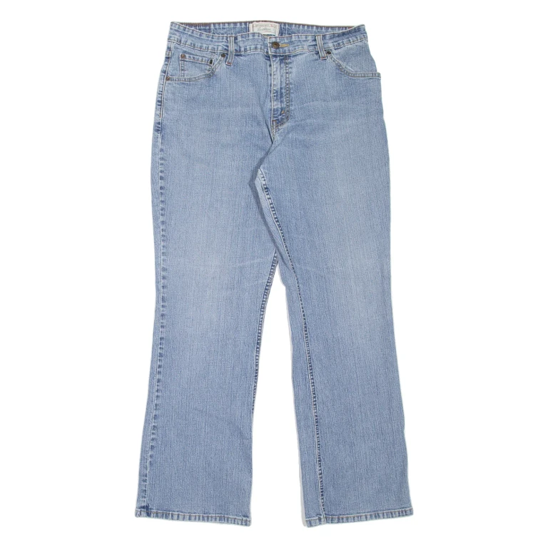 LEVI'S Signature Womens Jeans Blue Regular Bootcut Stone Wash W32 L30
