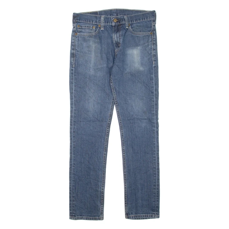 LEVI'S 511 Jeans Mens Blue Slim Straight Stone Wash W32 L32