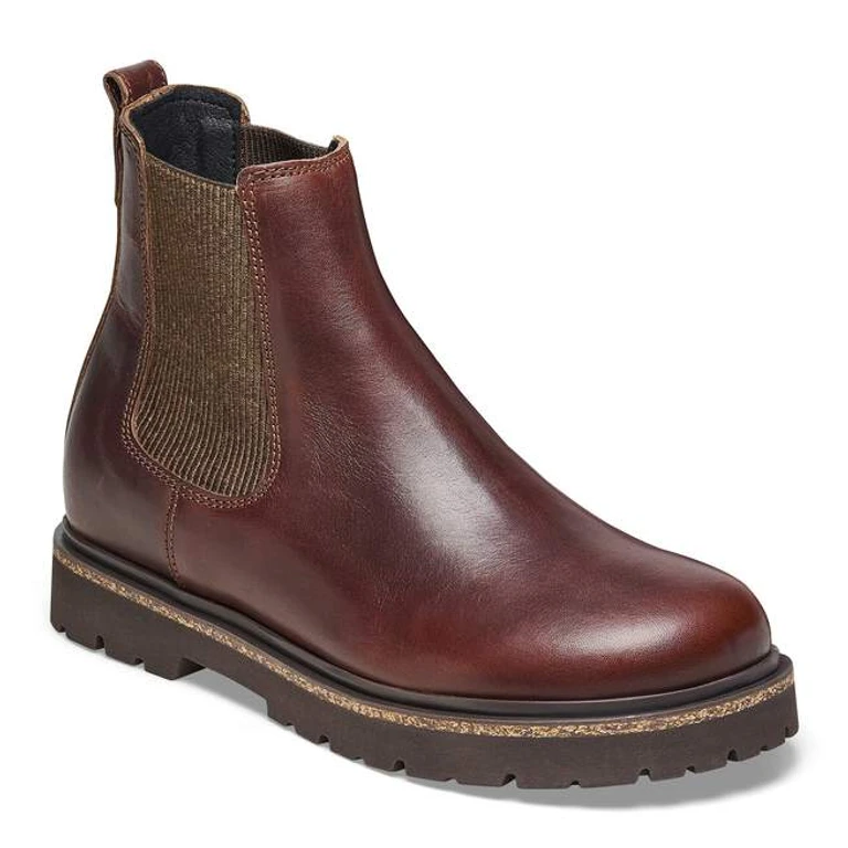 Unisex Highwood Slip On Natural Leather Chocolate