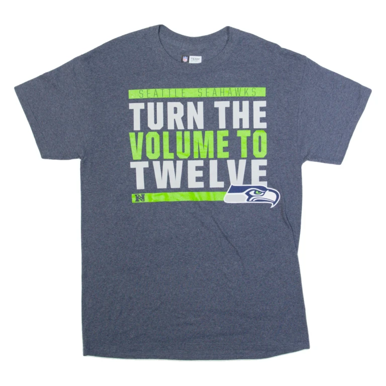 NFL Seattle Seahawks Mens T-Shirt Blue USA M