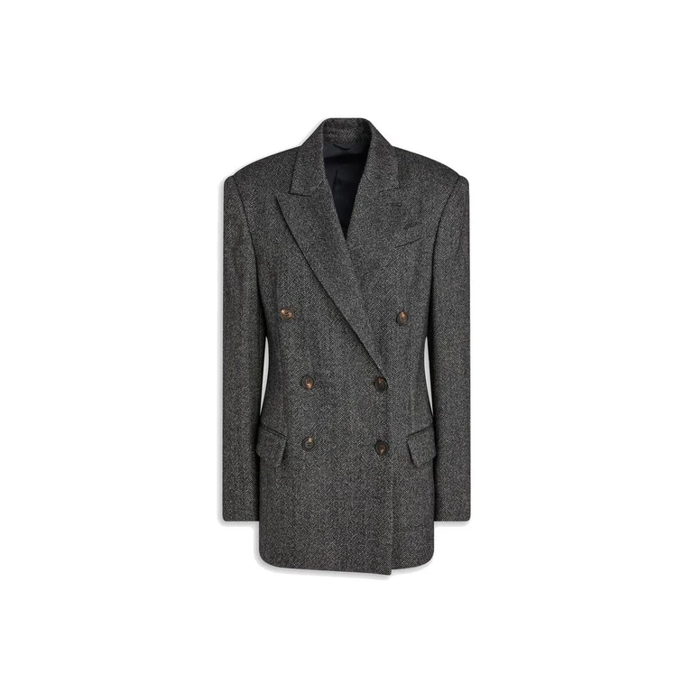 Brunello Cucinelli Black Elastane Blazer Clothing - Women