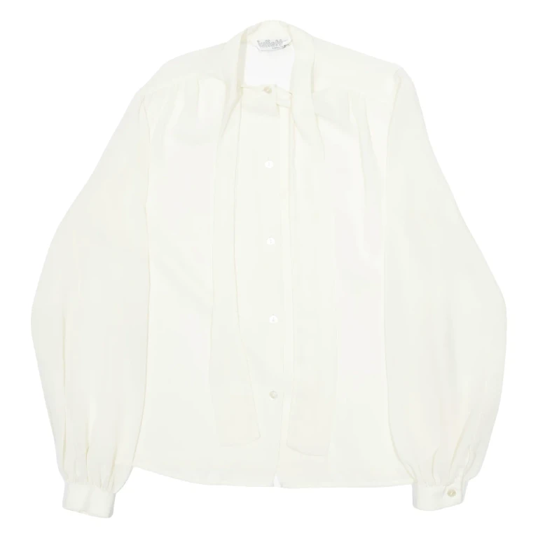 JULIETTA Womens Shirt White Long Sleeve M