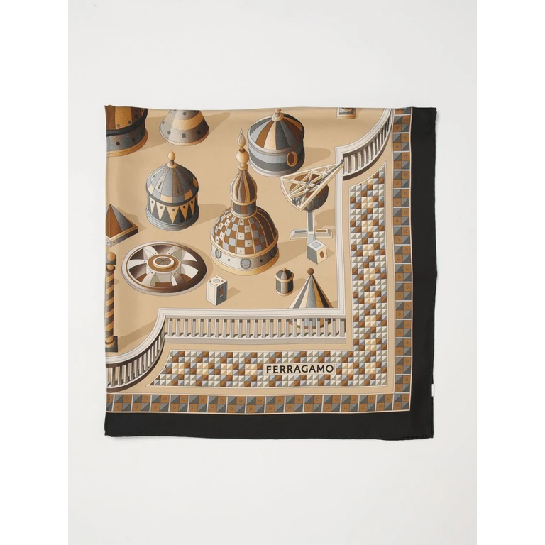 Neck Scarf Woman color Camel (310197790109009)