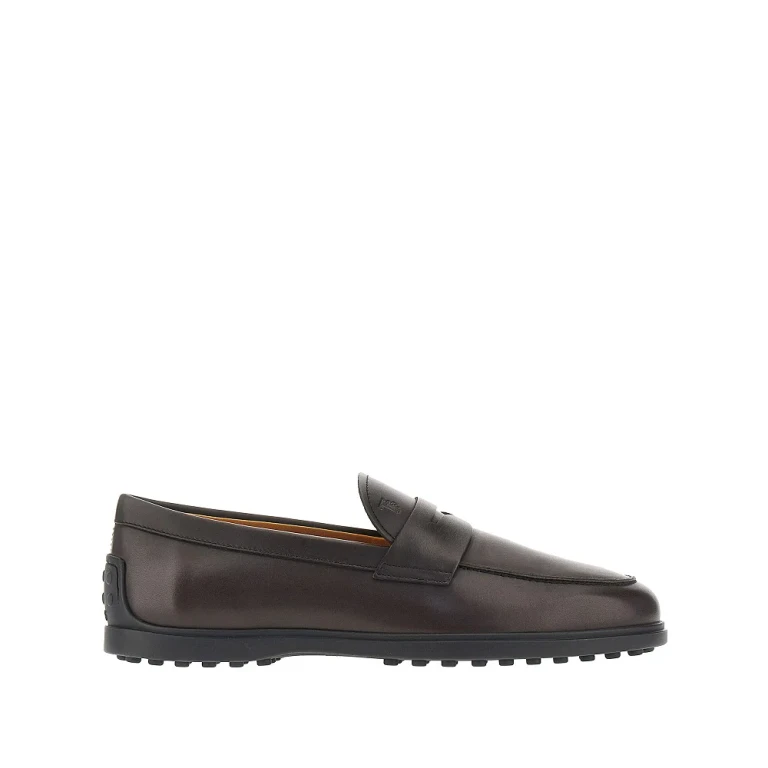 TODS Leather loafers with Gommini sole Man 6
