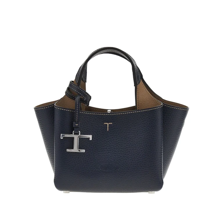 TODS Grained leather mini shopping bag Woman One Size