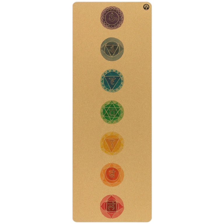 Chakras Aura Cork Yoga Mat