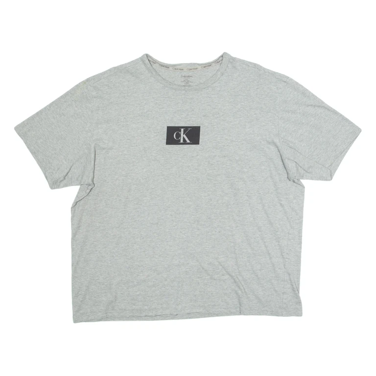 CALVIN KLEIN Sleepwear Mens T-Shirt Grey L