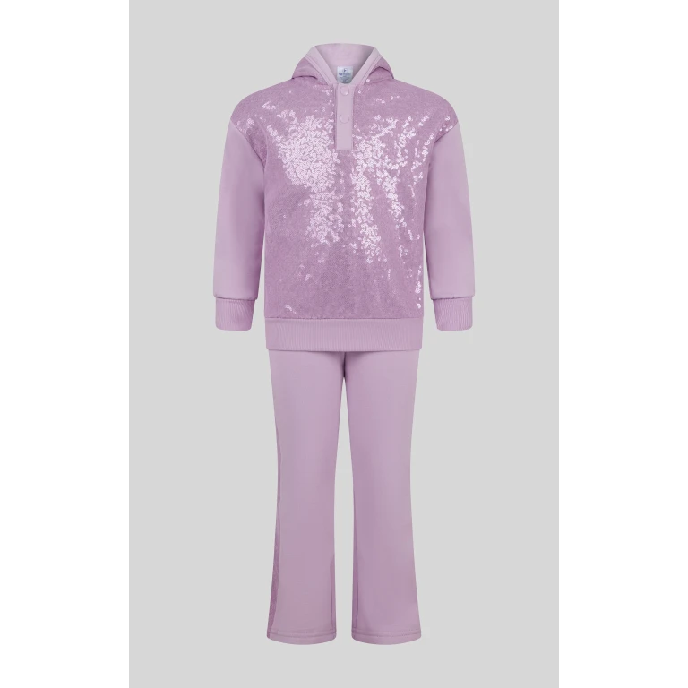 Toddler Girls 2 PC Brushed Terry Pullover and Flared Pant